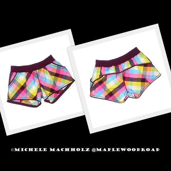 lululemon athletica Pants - Lululemon Shake & Break Short Sea Check Multi 6
